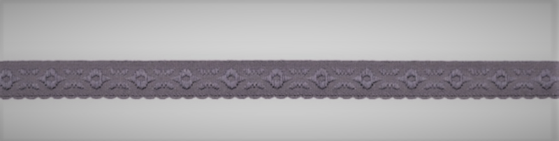 Elastisches Schrägband JACQUARD 12mm altviolett